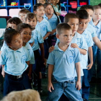 Children at Church in Honduras