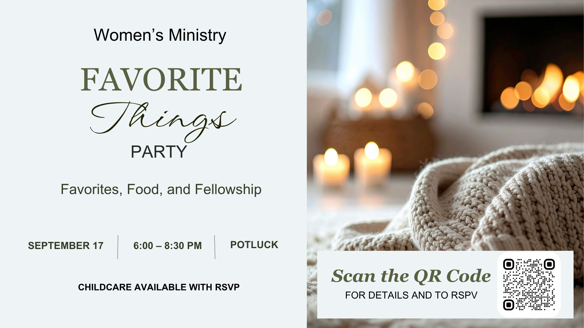 Women’s Ministry Favorite Things Party 001